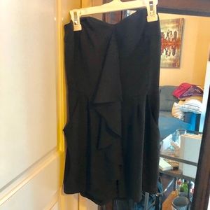 Express black sleeveless romper